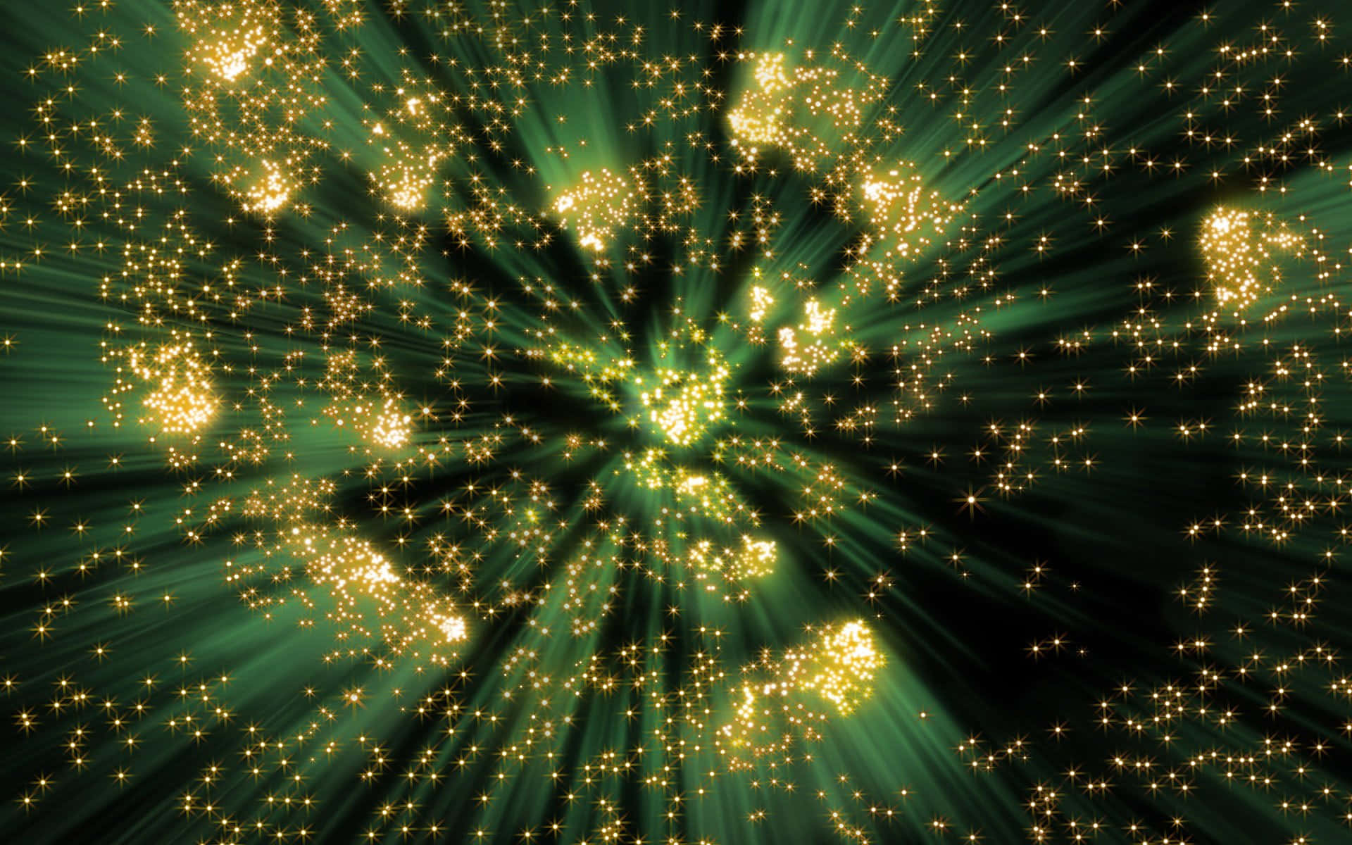Green And Gold Background 1920 X 1200