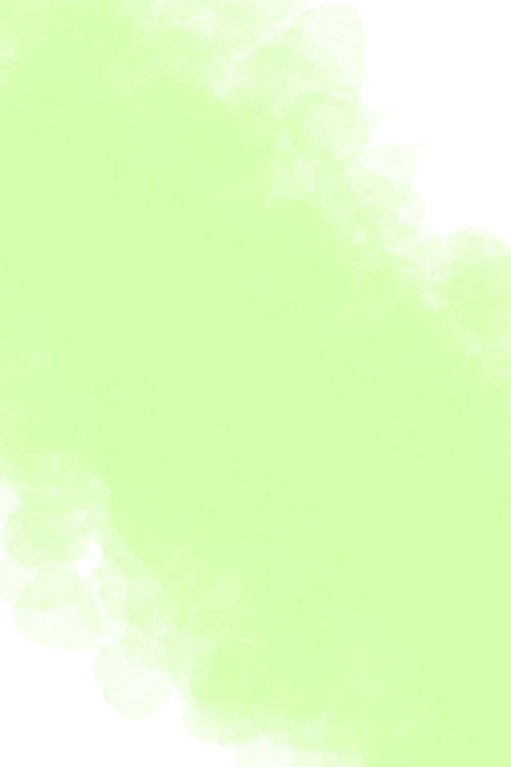 Bright Green and White Swirls Background