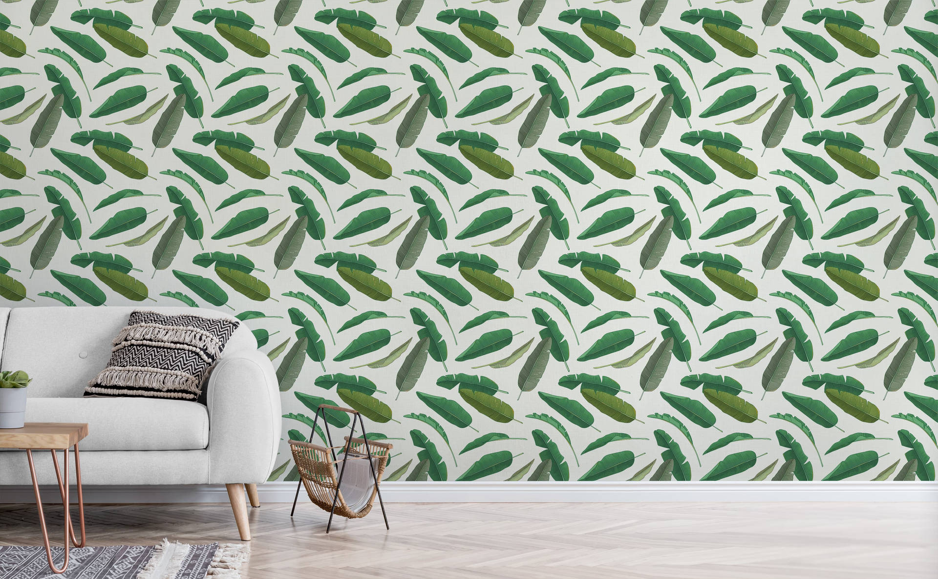 Green And White Medium Wallpaper