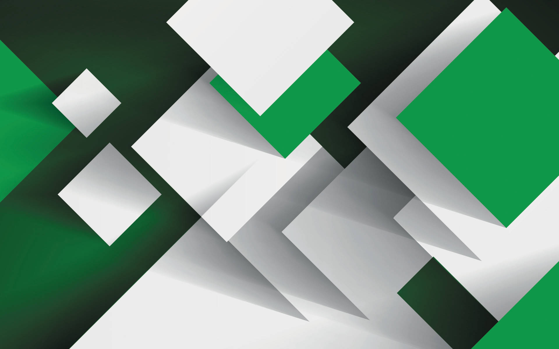 Green And White Square Material Design Wallpaper