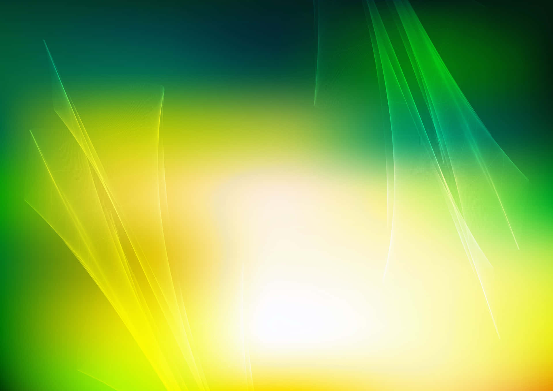 Abstract Background With Green And Yellow Colors
