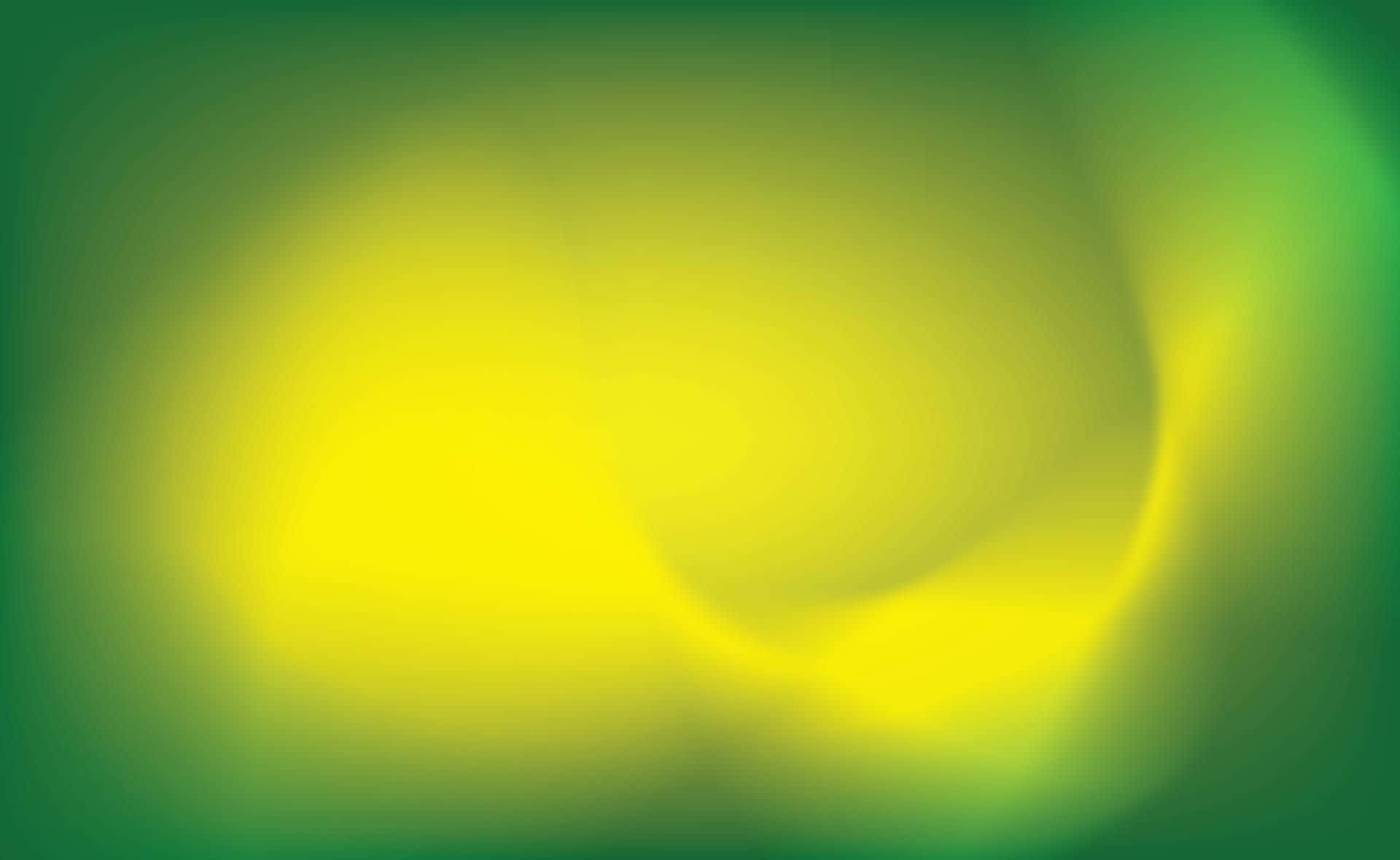 Abstracciónnatural: Una Vibrante Mezcla De Verde Y Amarillo.
