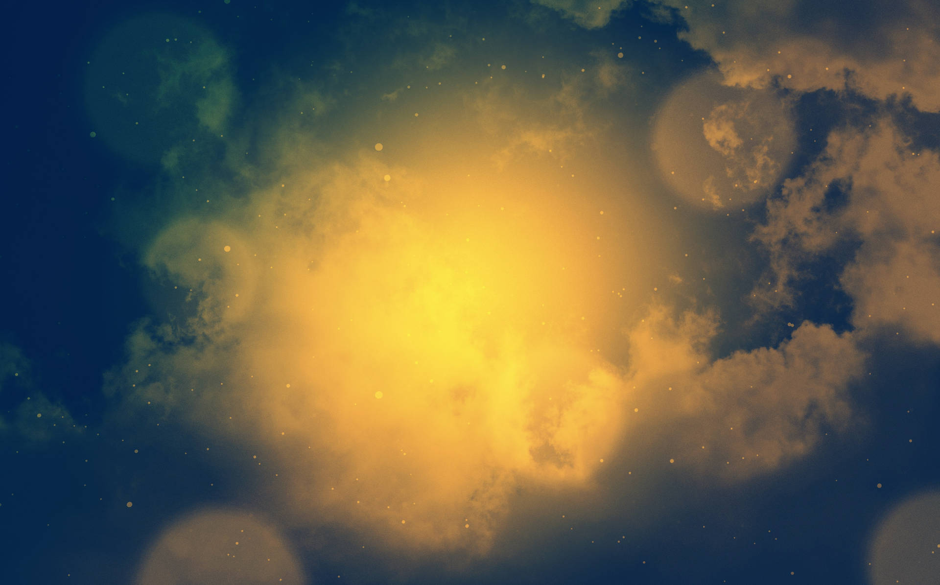 Green And Yellow Vintage 4k Sky Wallpaper