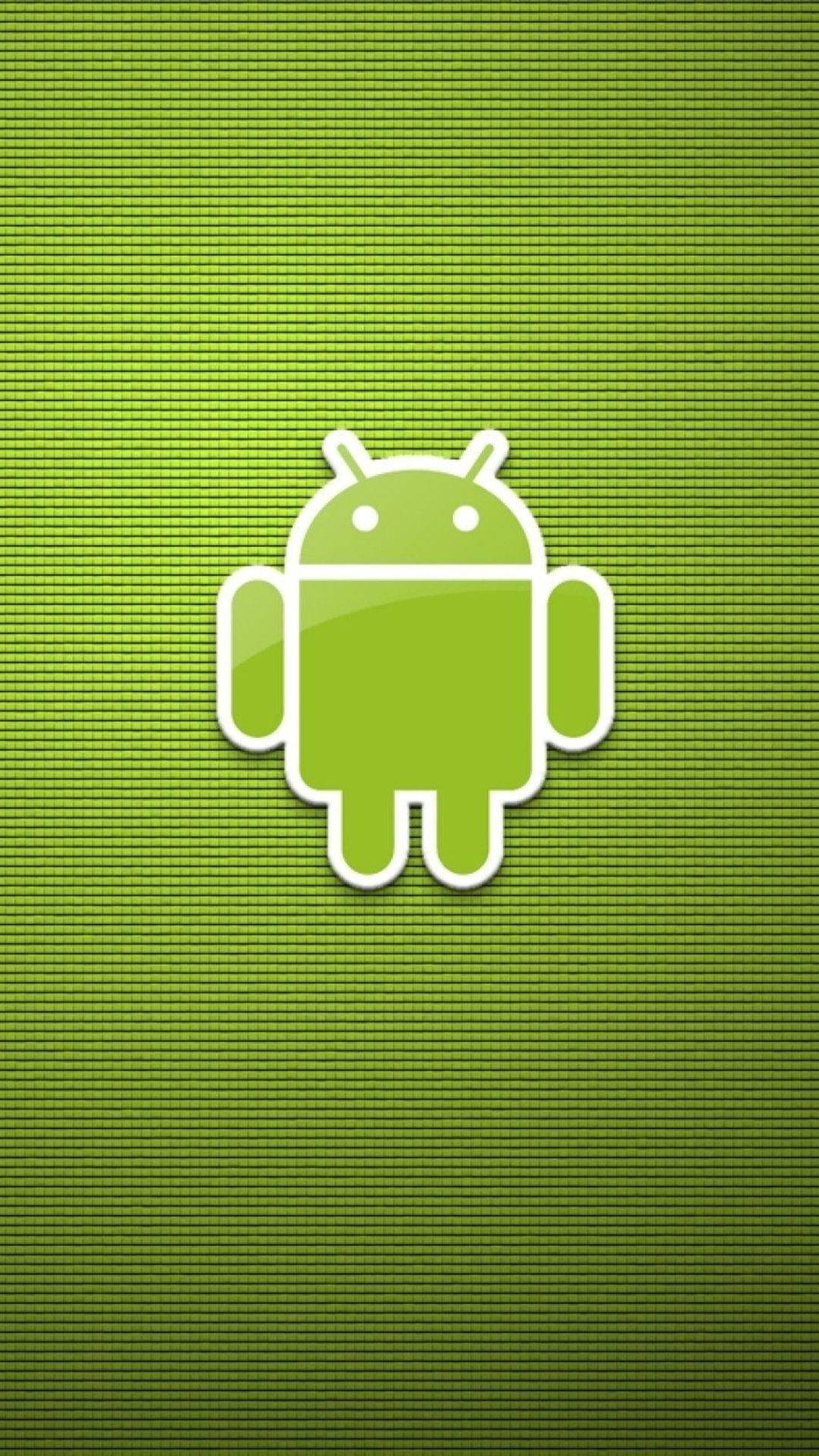 A Green Android Icon to Represent the Brand Wallpaper