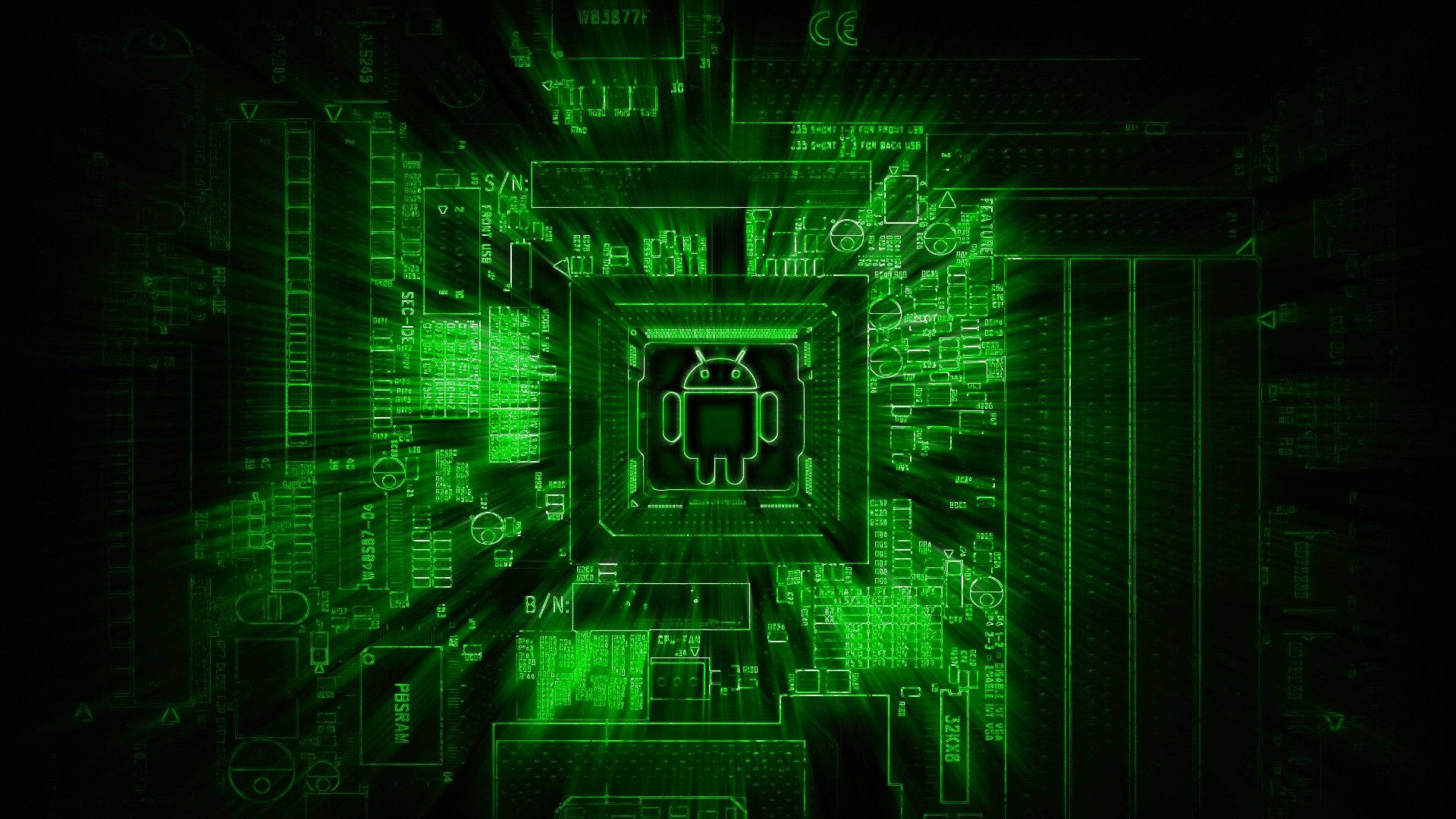 A Look Inside an Android Processor Wallpaper