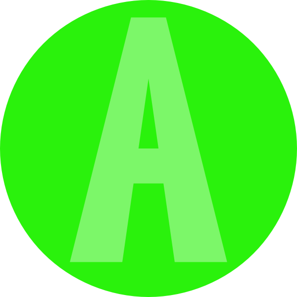 Green Aon Button Icon PNG