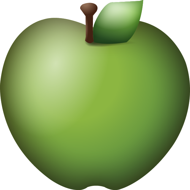 Green Apple Graphic PNG