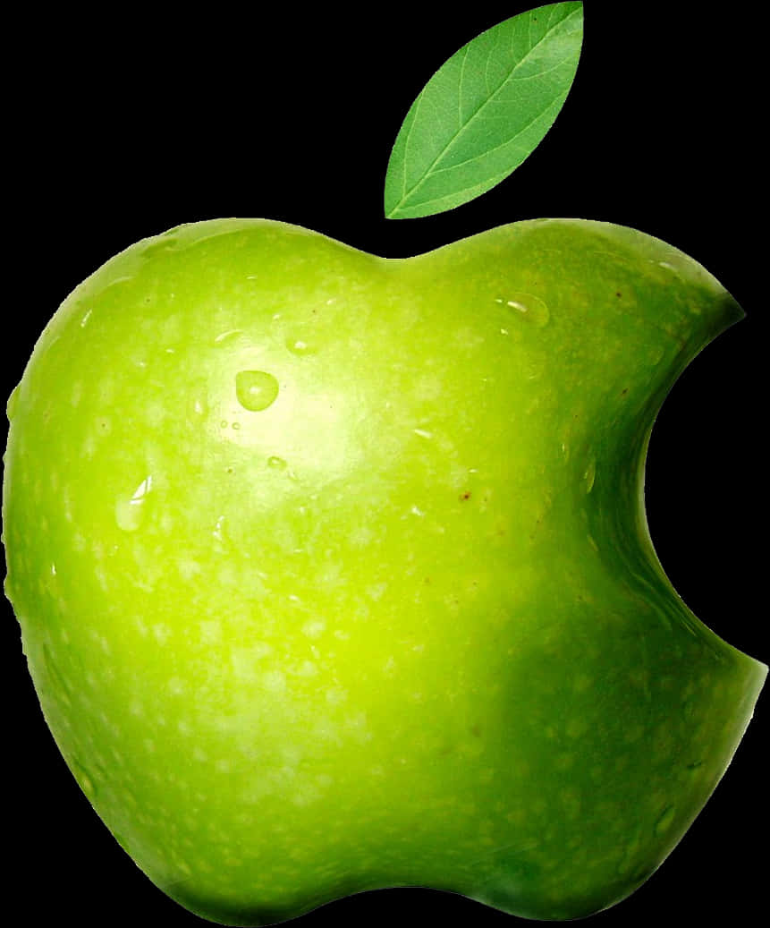 Green Apple Logo Interpretation PNG