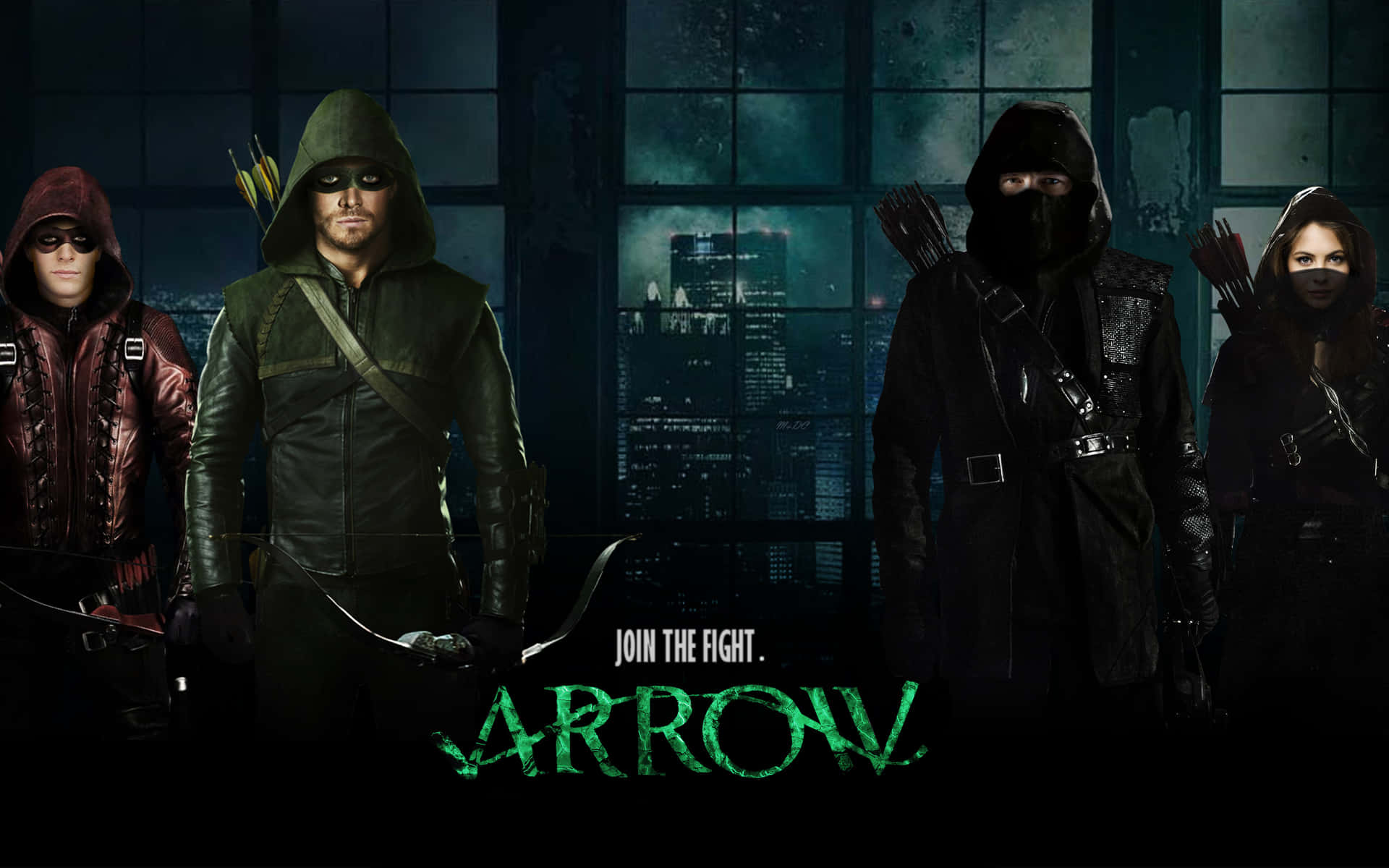 Green Arrow Readies An Arrow