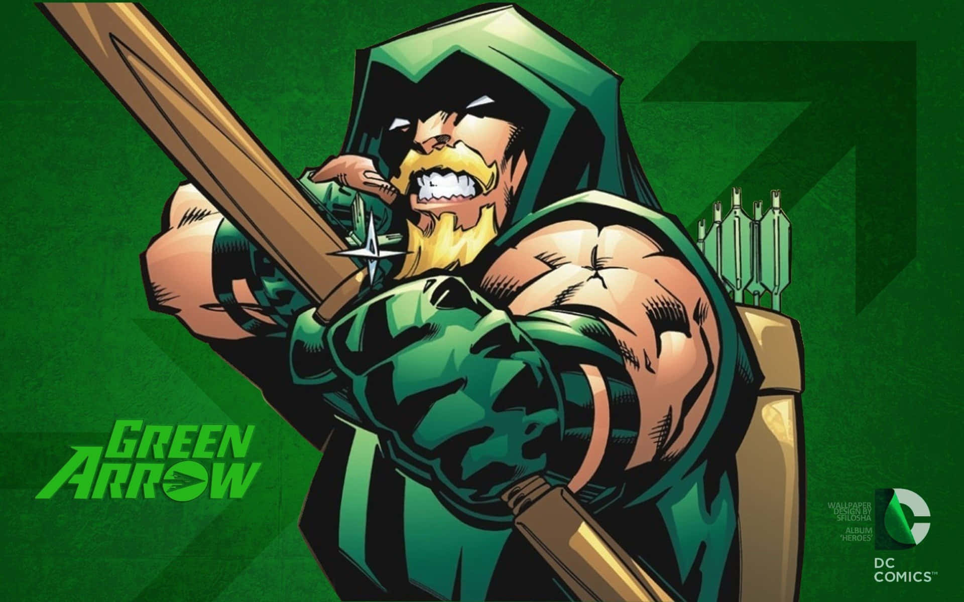 "Green Arrow Stands Against Evil"