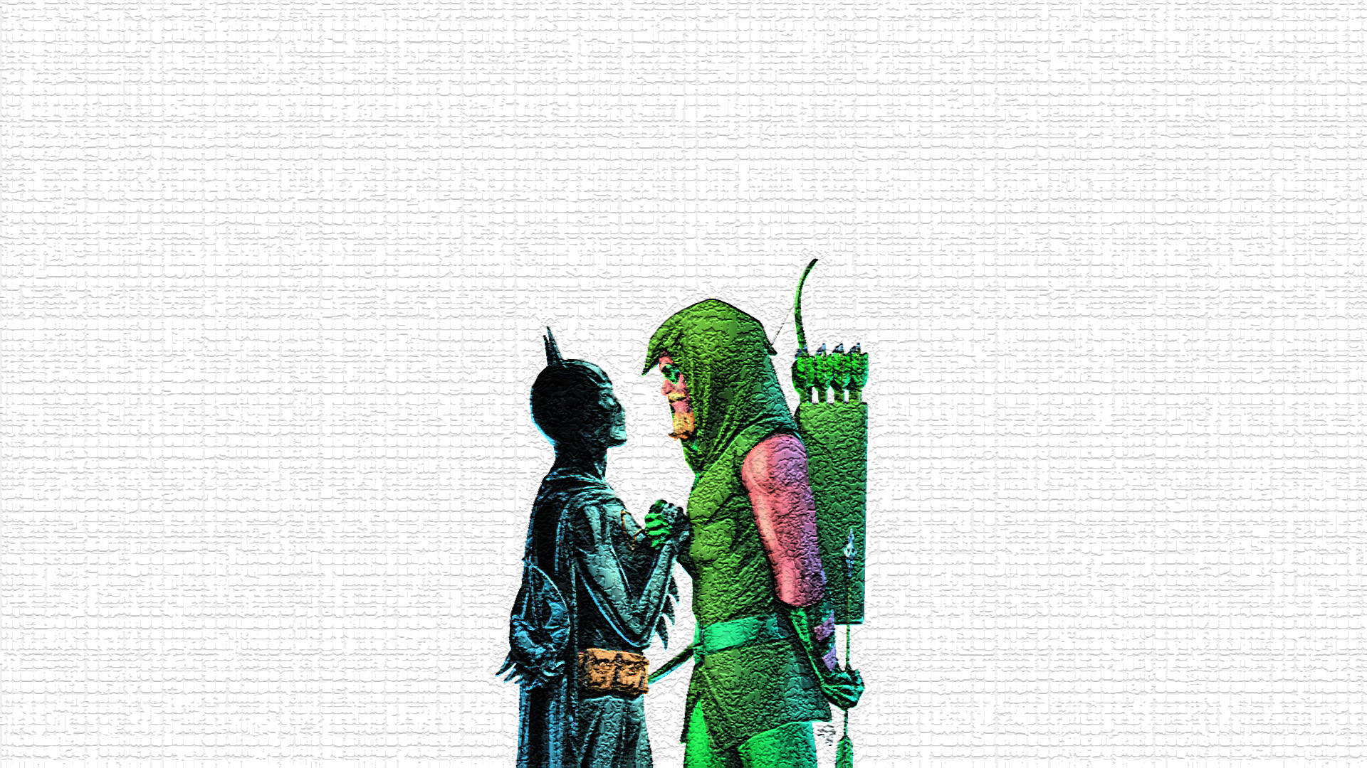 Green Arrow Batgirl Wallpaper