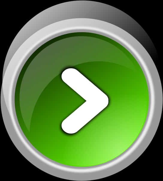 Green Arrow Button PNG