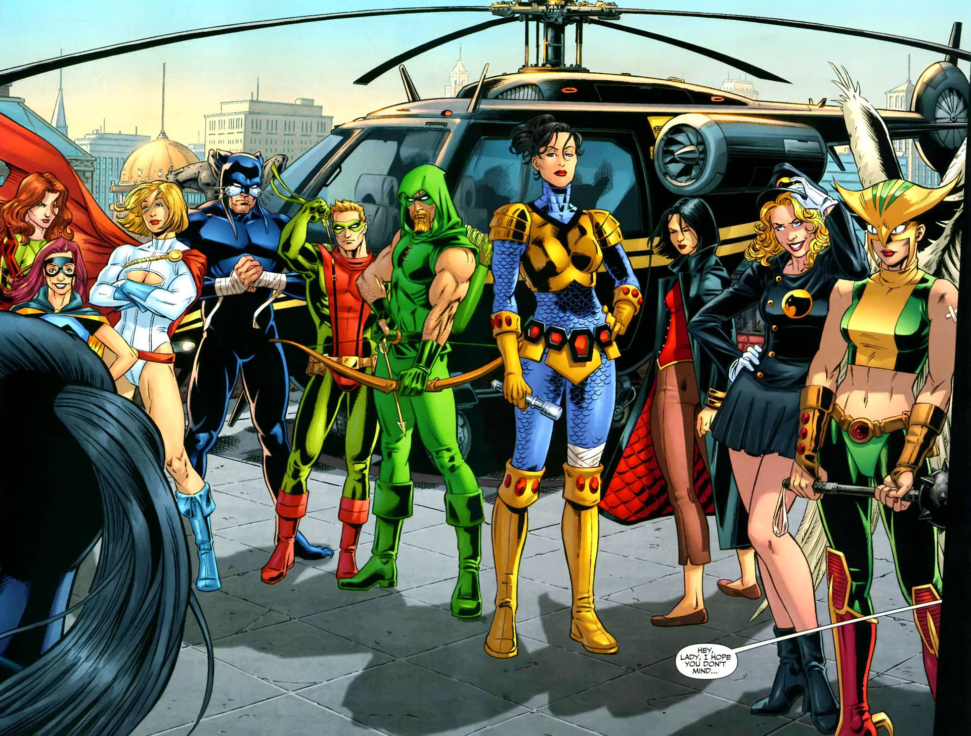 Green Arrow DC Heroes Wallpaper