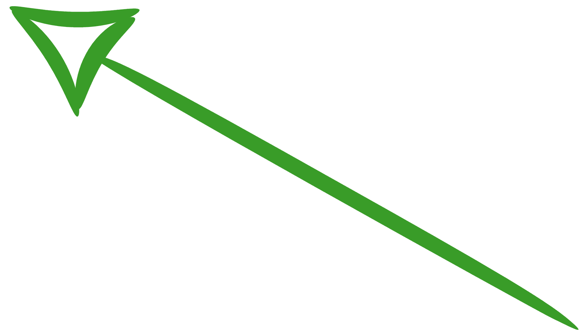 Green Arrow Graphicon Blue Background PNG