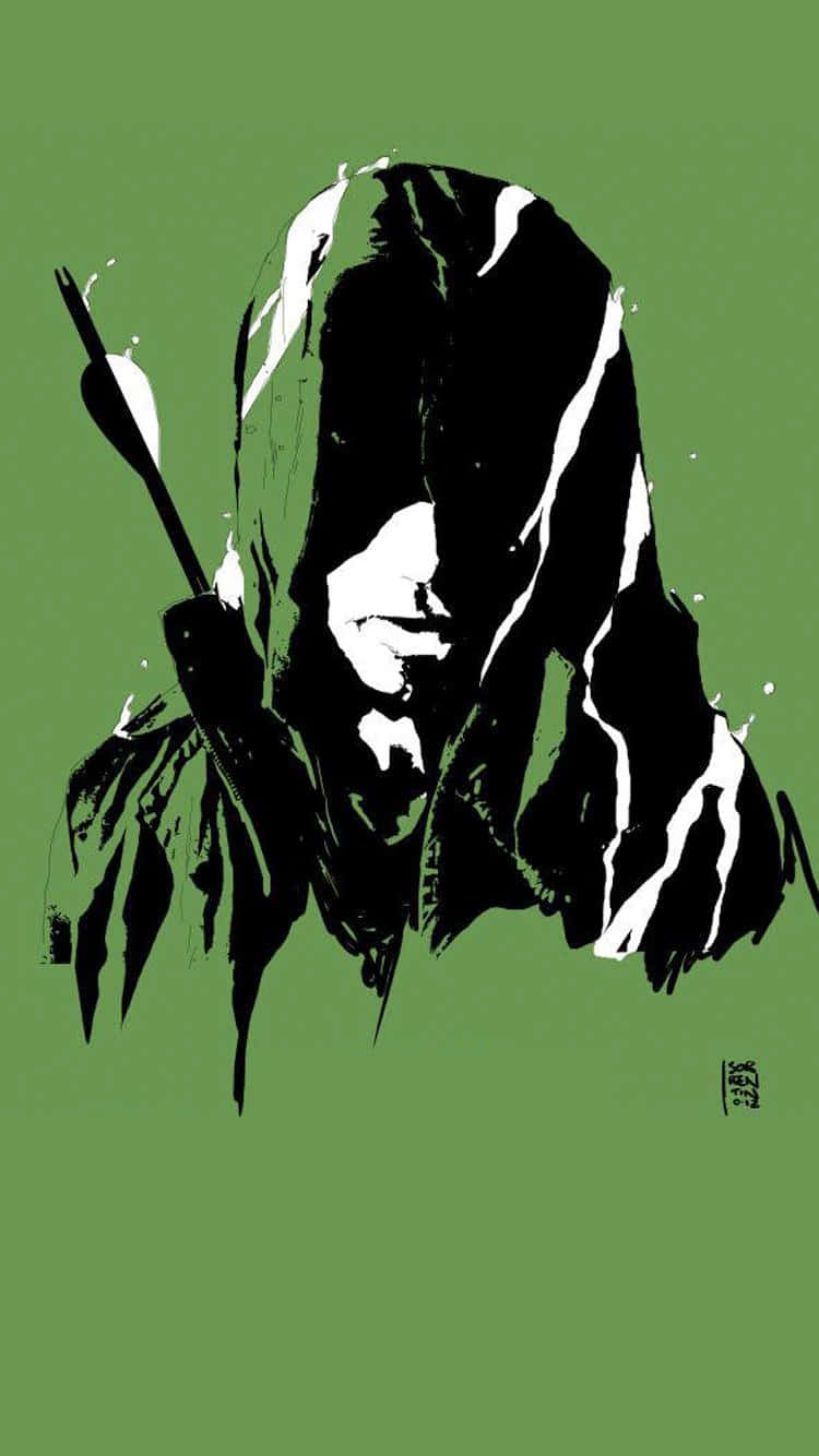 Zeigensie Ihre Liebe Für Green Arrow Mit Dieser Stilvollen Iphone-hülle. Wallpaper