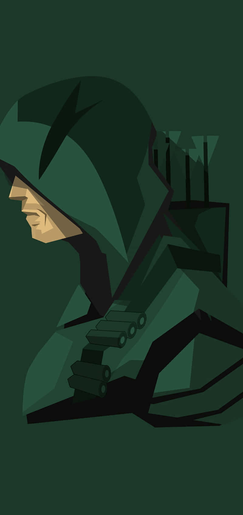 Vigilant Green Arrow - Iphone Wallpaper Wallpaper