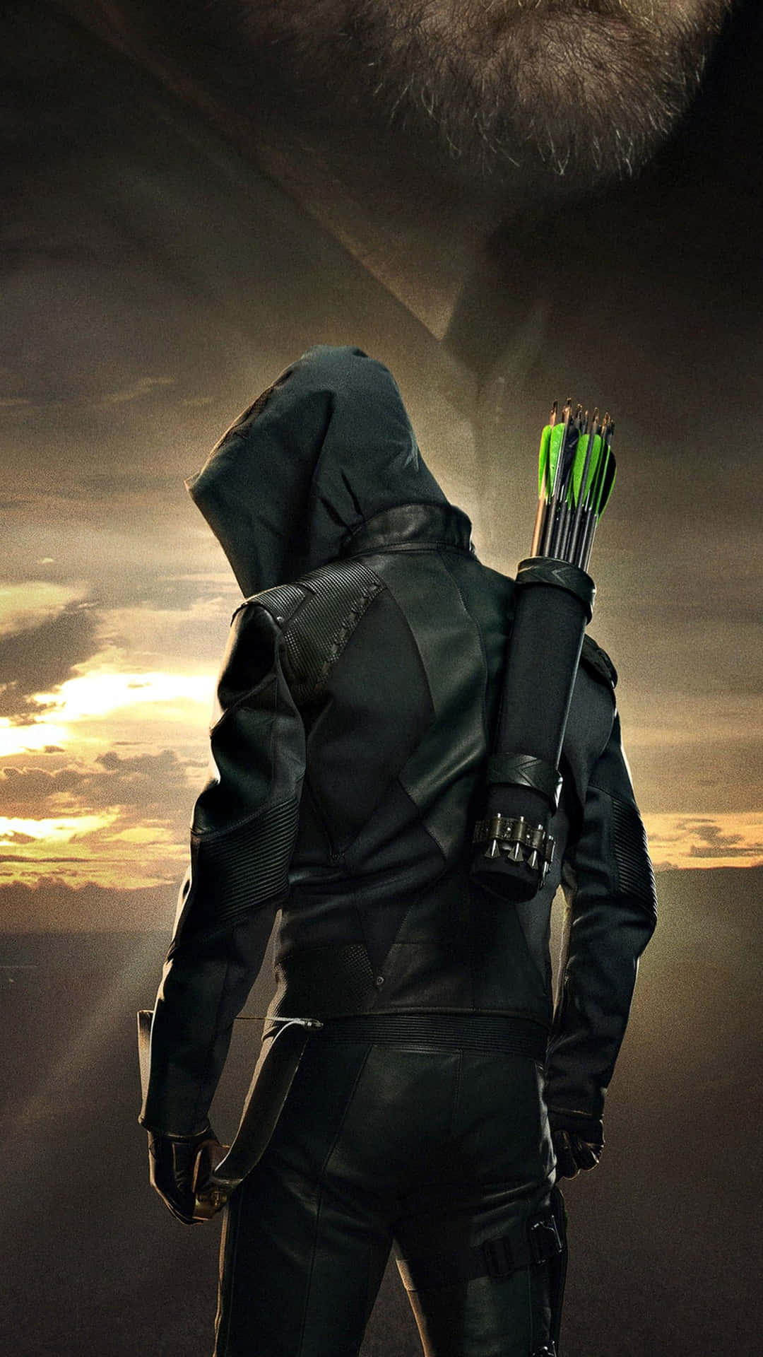 Holdir Dein Green Arrow Iphone Und Sei Bereit, Dein Zuhause Wie Ein Held Zu Beschützen! Wallpaper