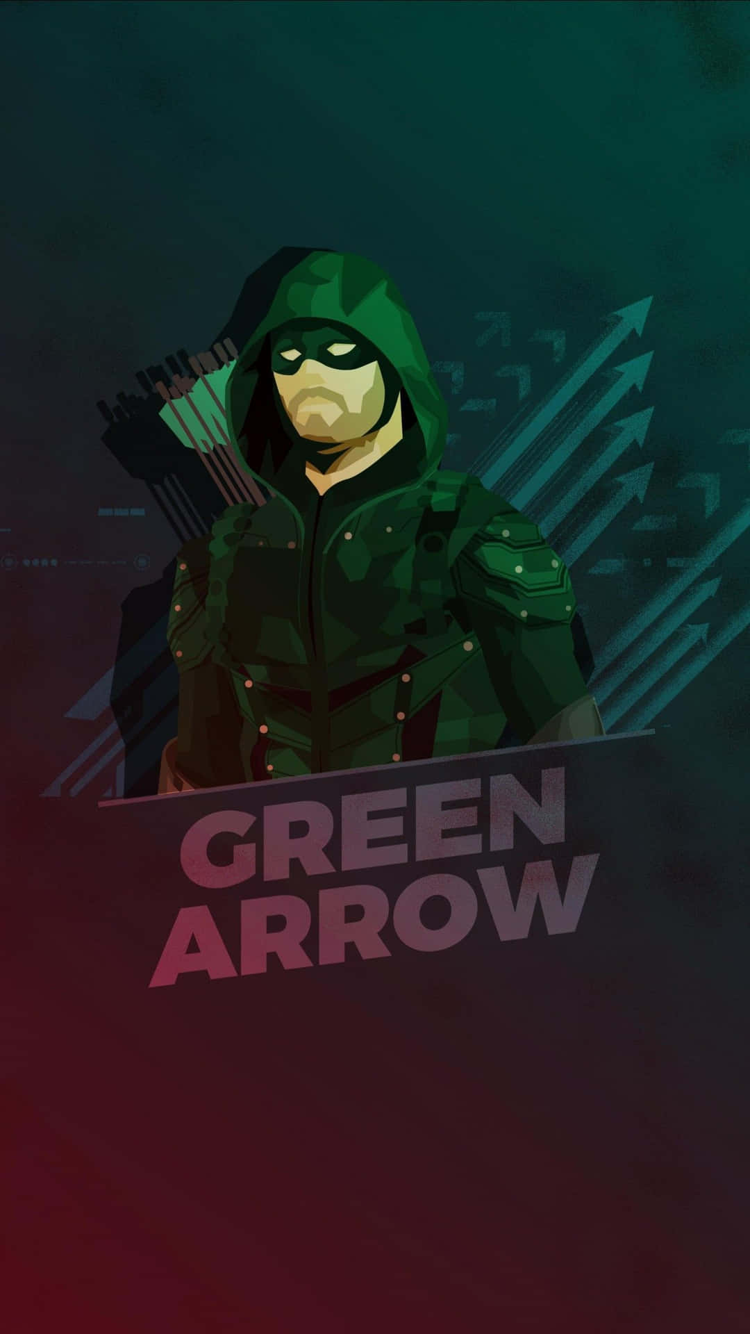 Consigueel Último Green Arrow Para Iphone. Fondo de pantalla