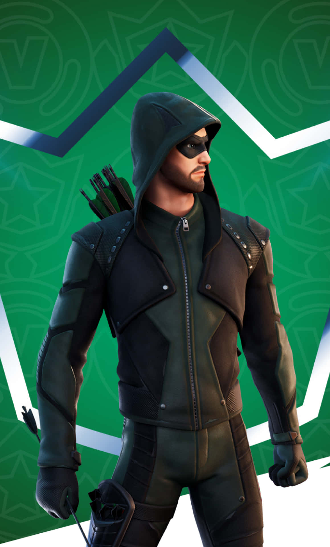 Green Arrow In A Green Outfit Wallpaper