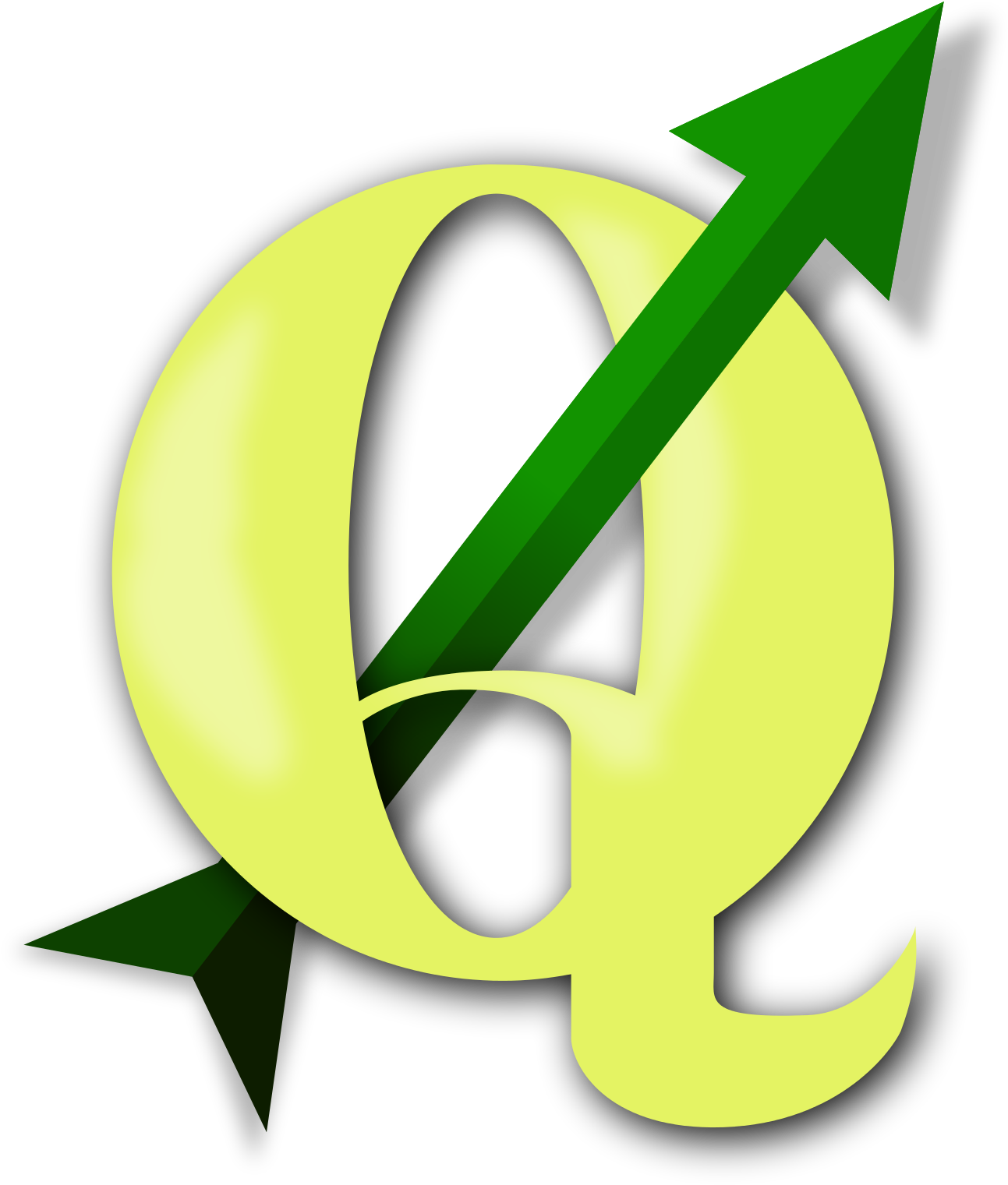 Green Arrow Q Symbol PNG