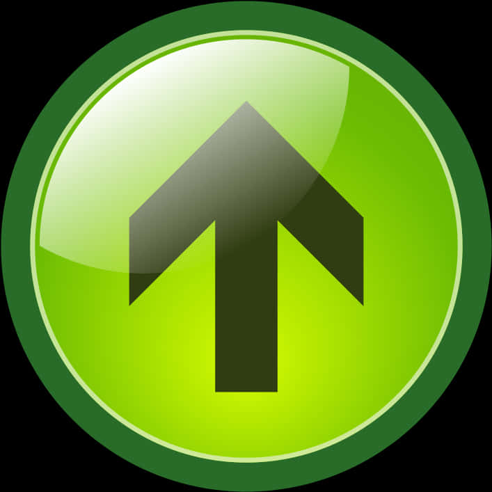 Green Arrow Up Icon PNG
