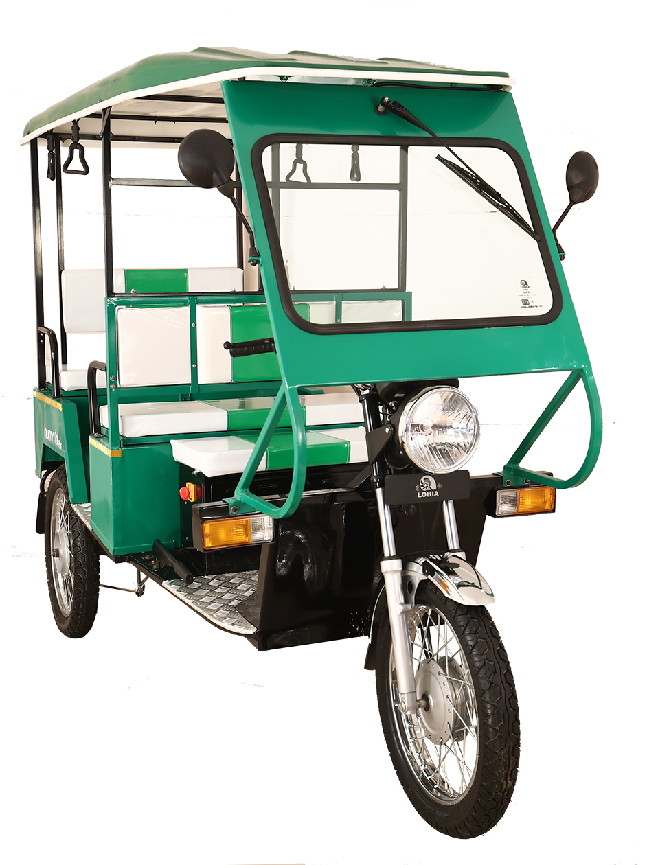 Green Auto Rickshaw Isolated PNG