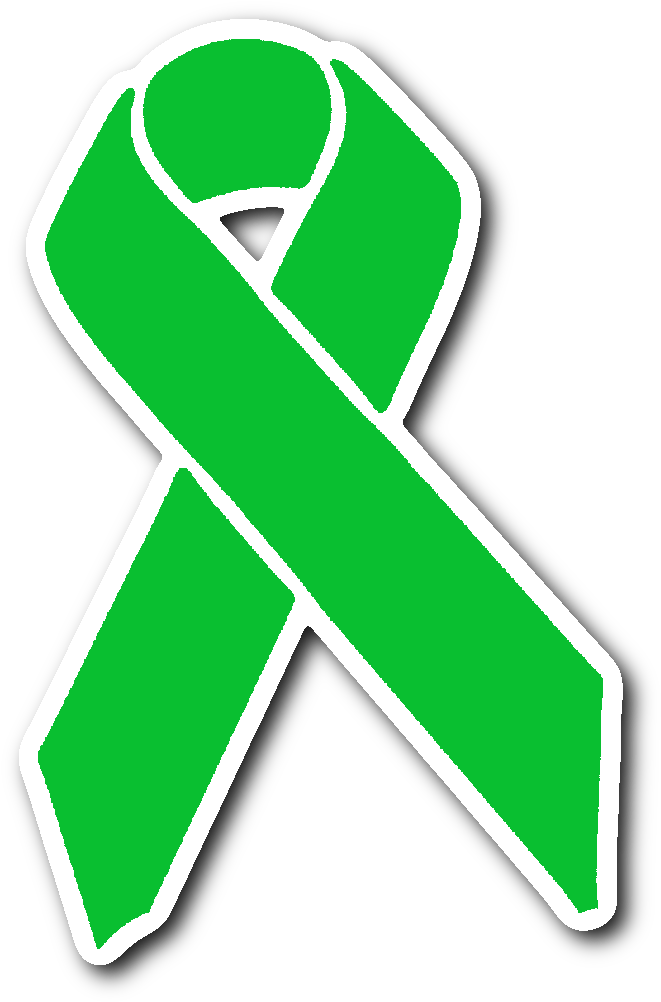 Green Awareness Ribbon PNG