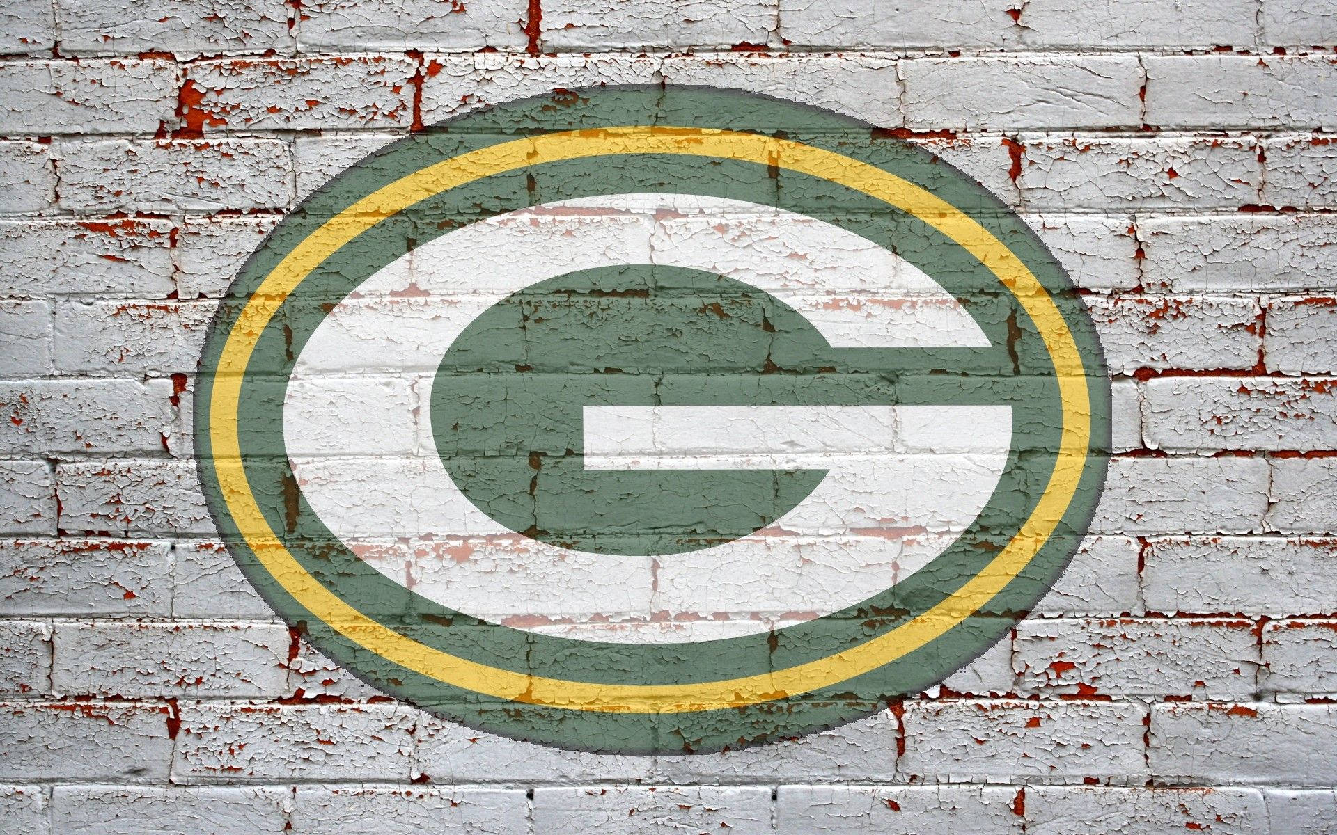 Green Bay Packers Bricked Logo Wallpaper