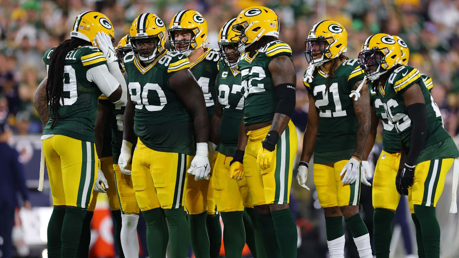 Green Bay Packers Defense Huddle Wallpaper