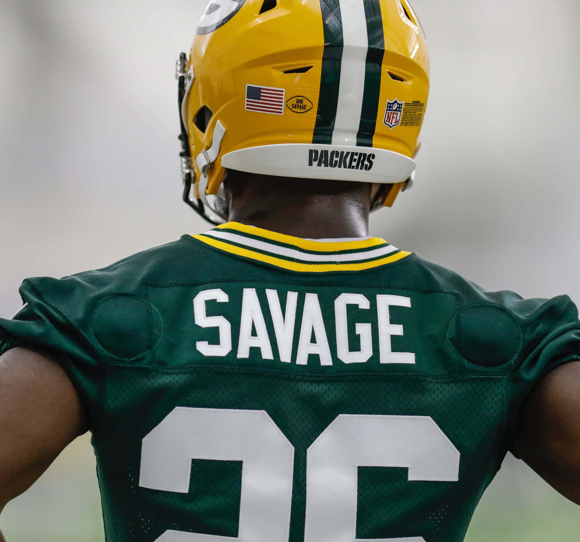 Green Bay Packers Player Savage26 Jersey Wallpaper