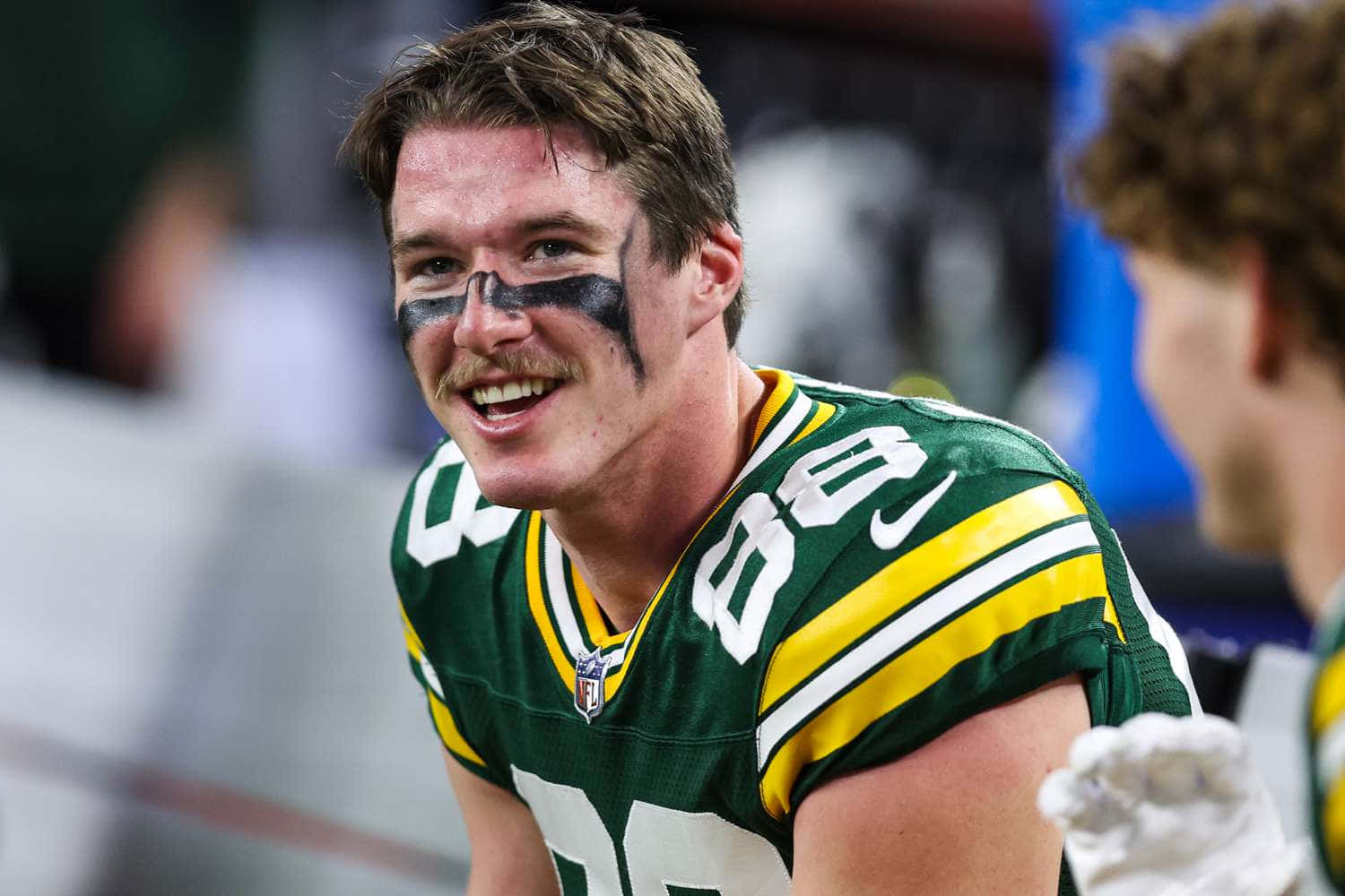 Green Bay Packers Player Smiling Wallpaper