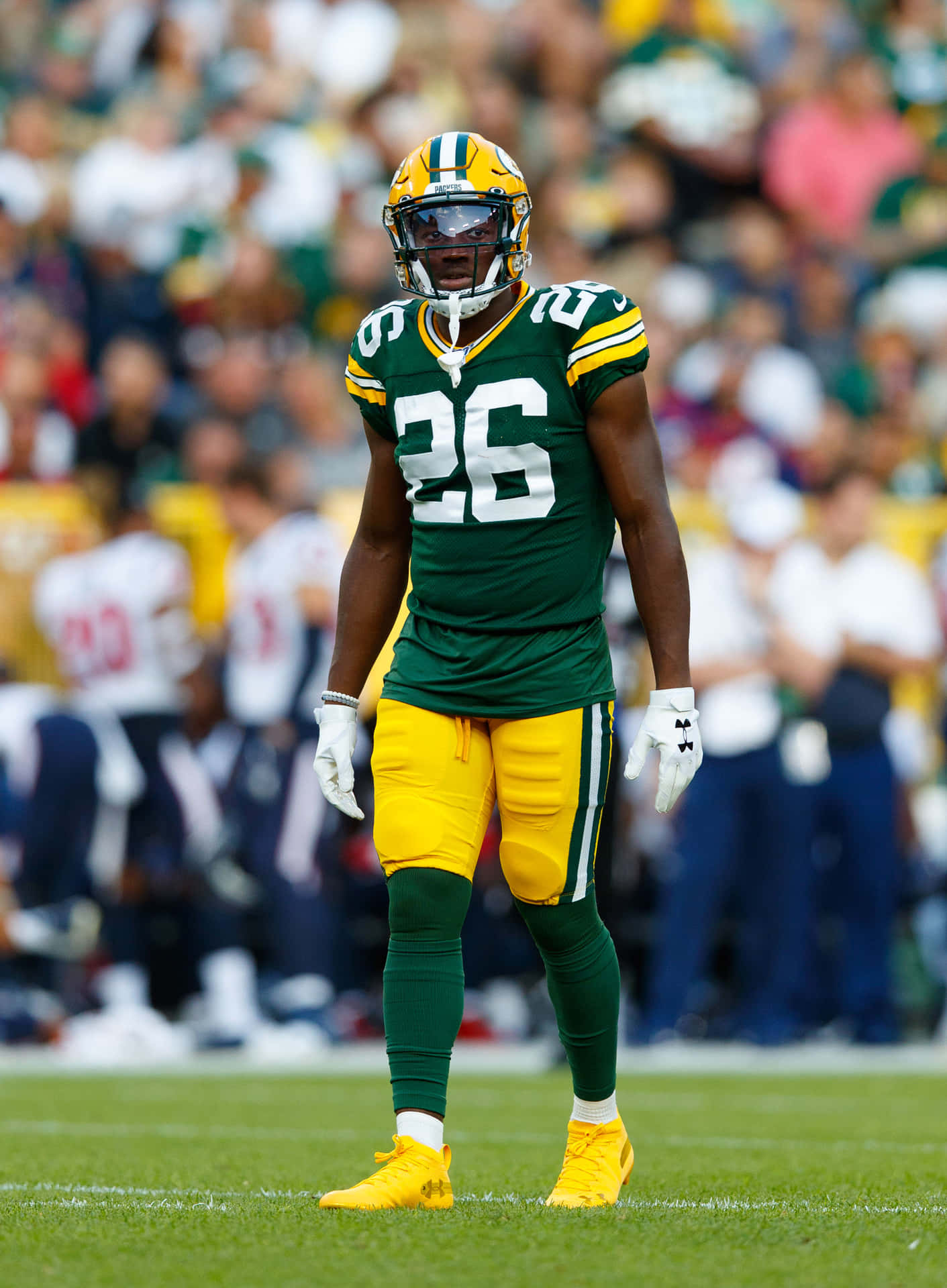 Green Bay Packers Player26 On Field Wallpaper
