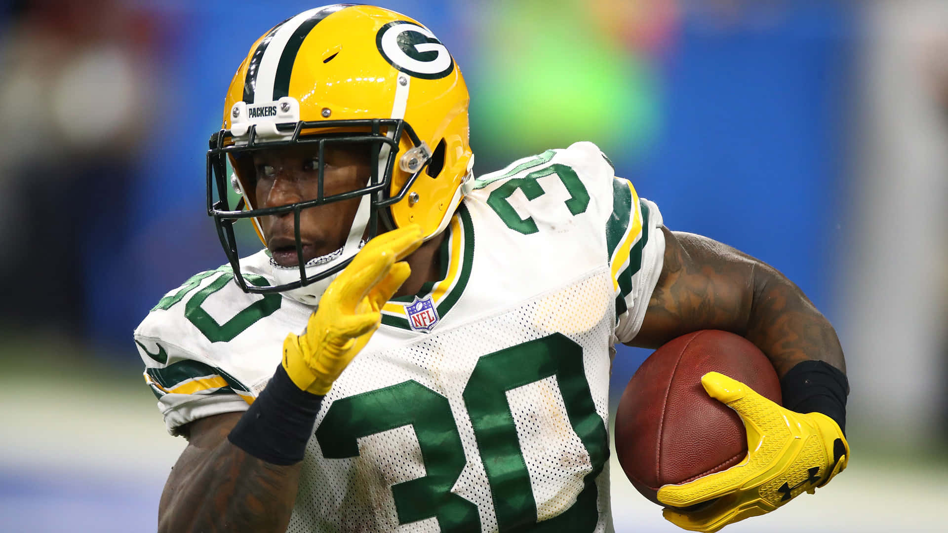 Green Bay Packers Running Back Actie Achtergrond