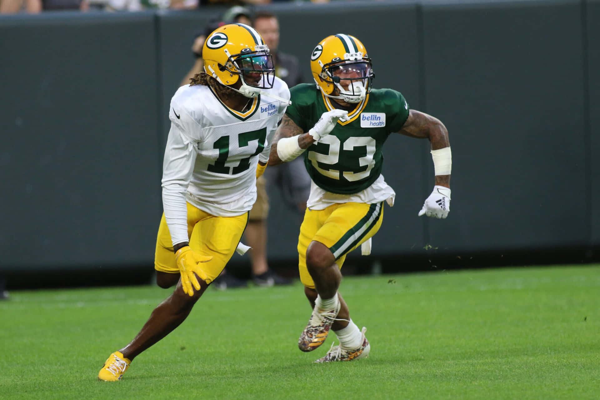 Green Bay Packers Training Session Wallpaper