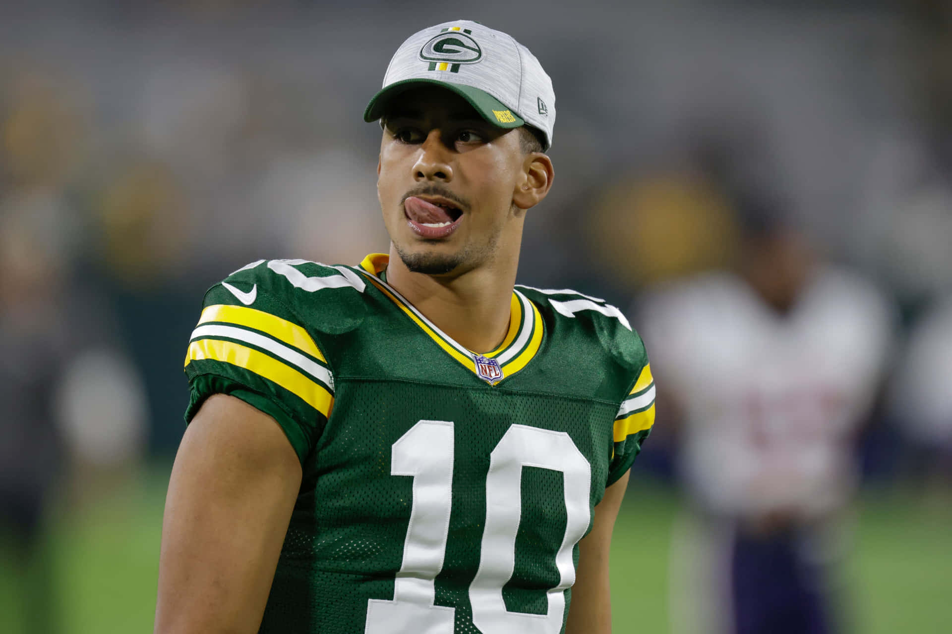 Green Bay Quarterback Nummer 10 Achtergrond