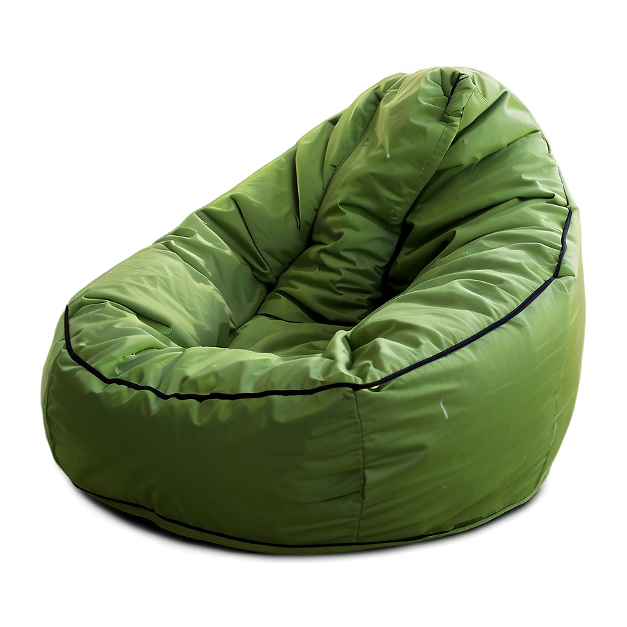 Green Bean Bag Chair Png Kpa53 PNG