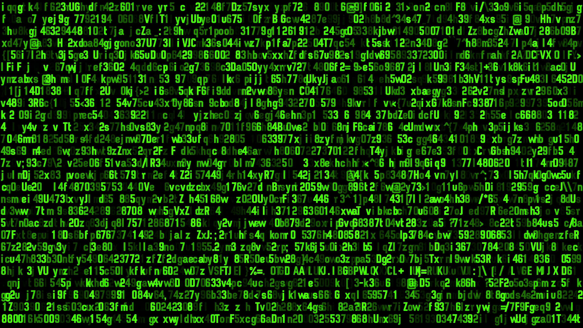 Green Binary Code 4K Wallpaper
