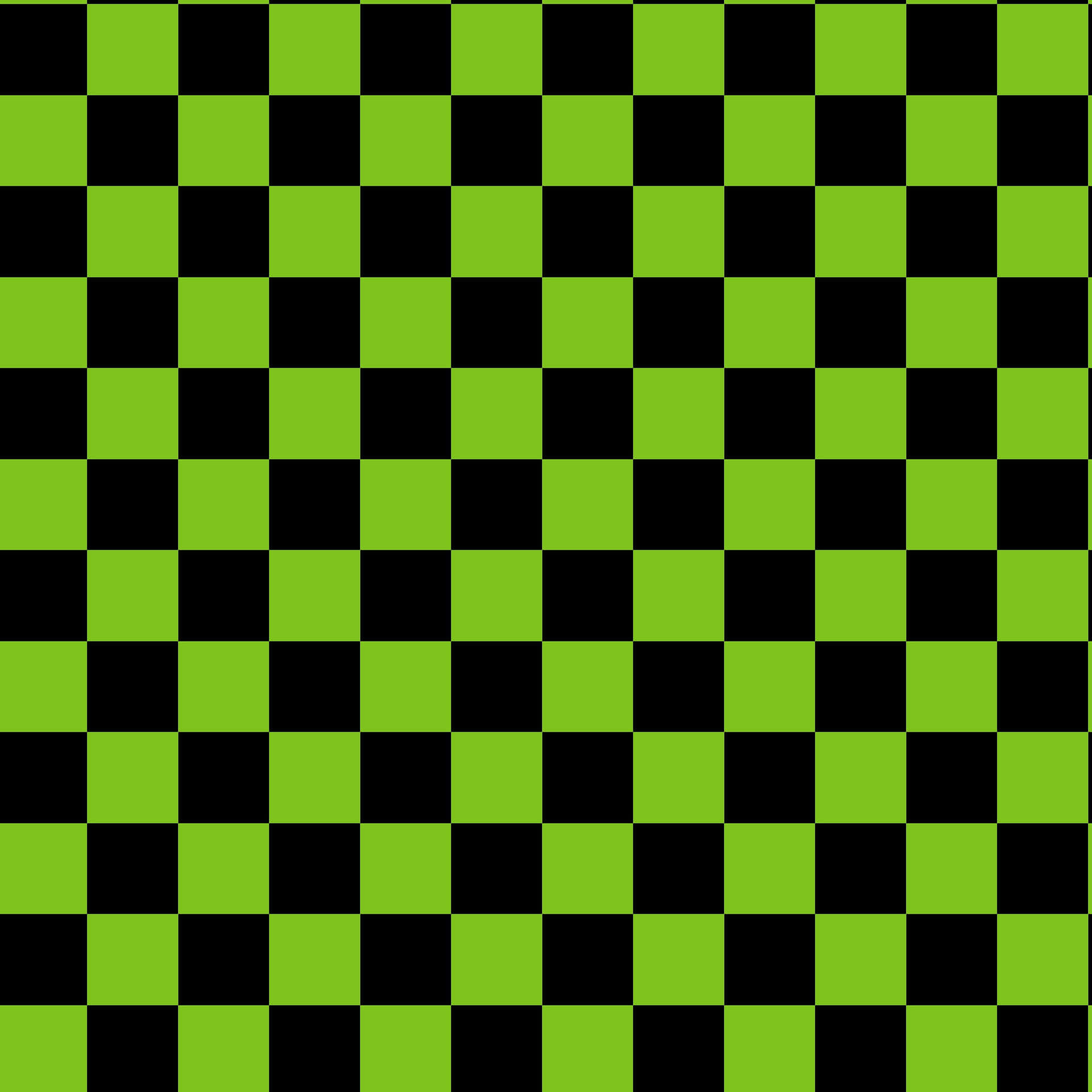 Green Black Checkers Board Pattern Wallpaper