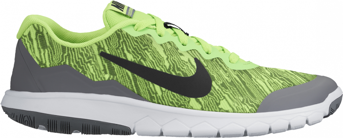 Green Black Nike Running Shoe PNG
