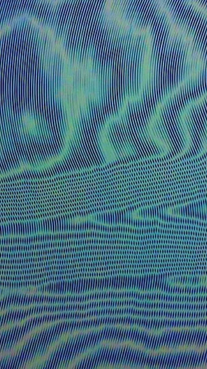Green Blue Wave Pattern Y2 K Aesthetic Wallpaper