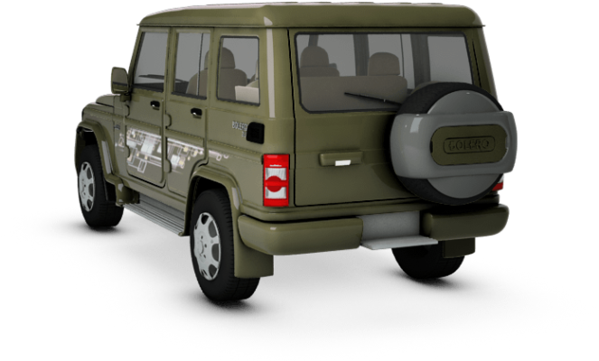 Green Bolero S U V Rear View PNG