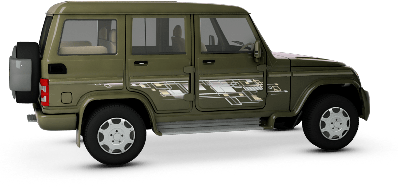 Green Bolero S U V Side View PNG