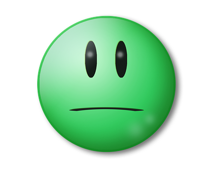 Green Bored Emoji PNG