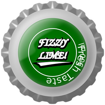 Green Bottle Cap Graphic PNG