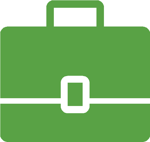 Green Briefcase Icon PNG