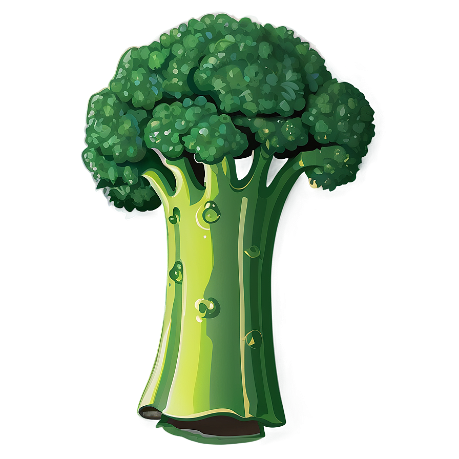 Green Broccoli Icon Png Eqd PNG