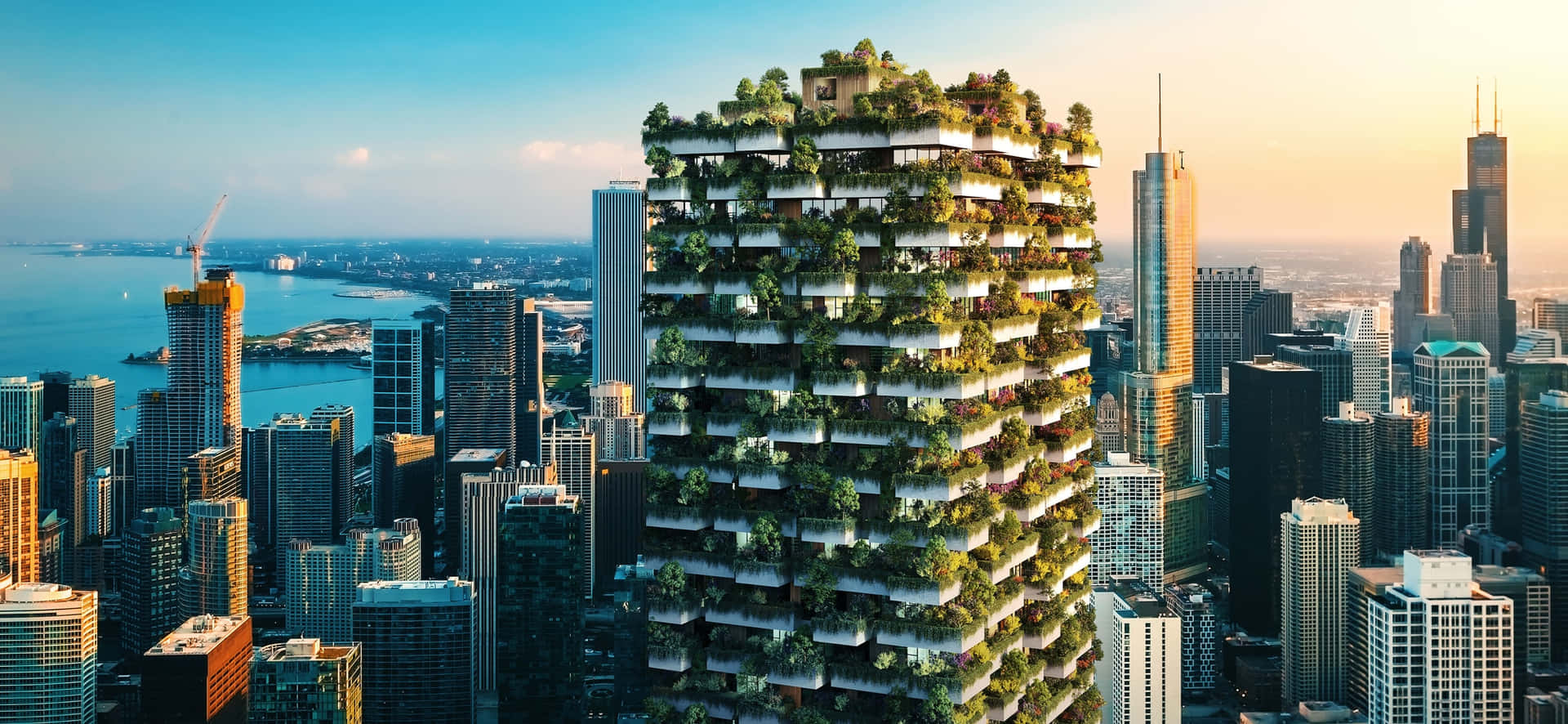 Green Buildings and Sustainable Infrastructure Wallpaper