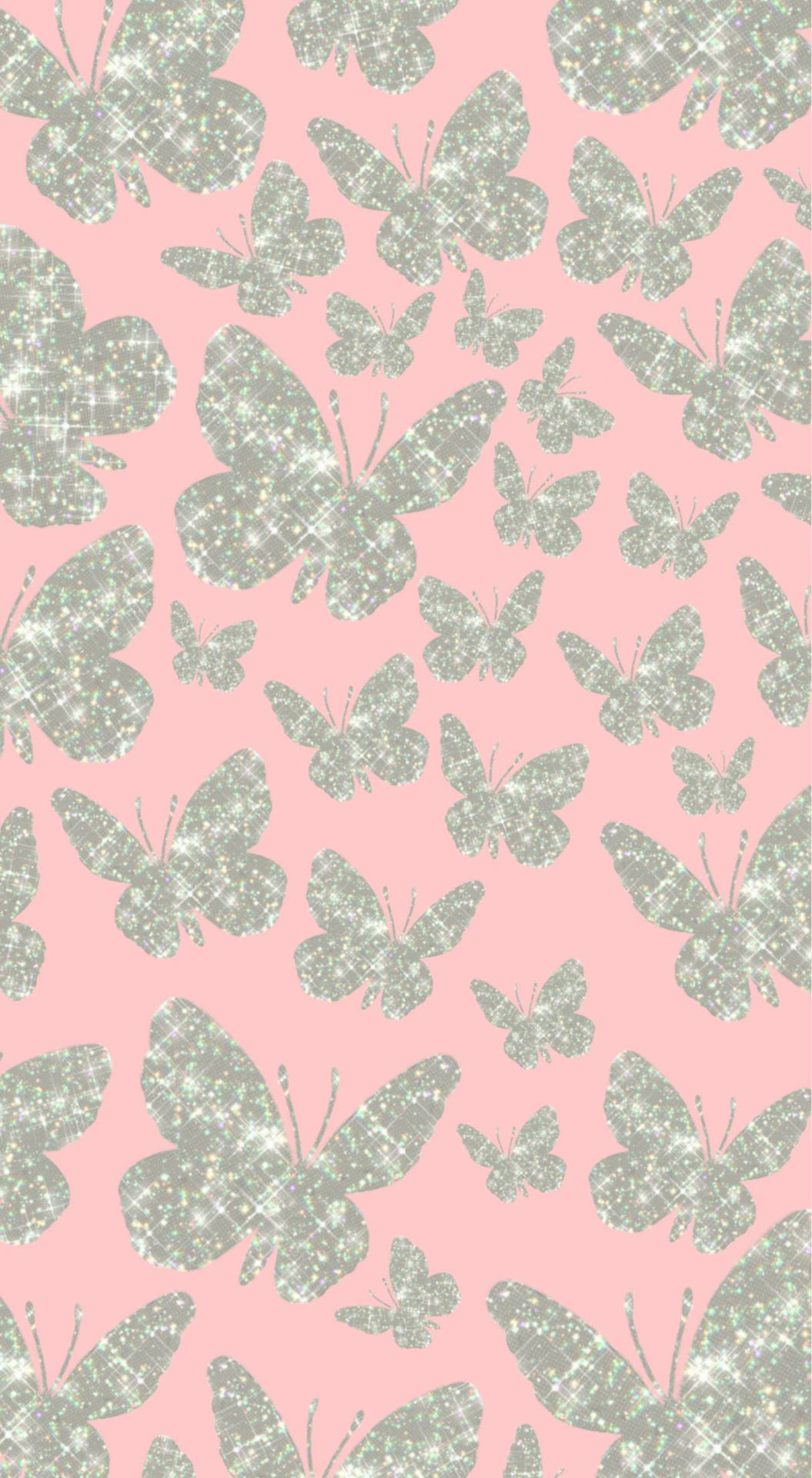 Green Butterflies For Y2k Wallpaper