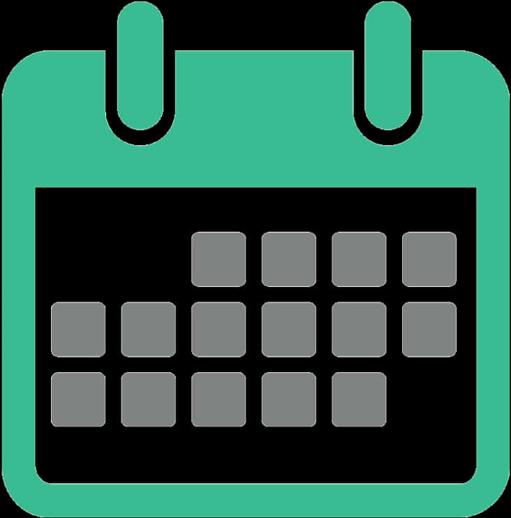Green Calendar Icon PNG