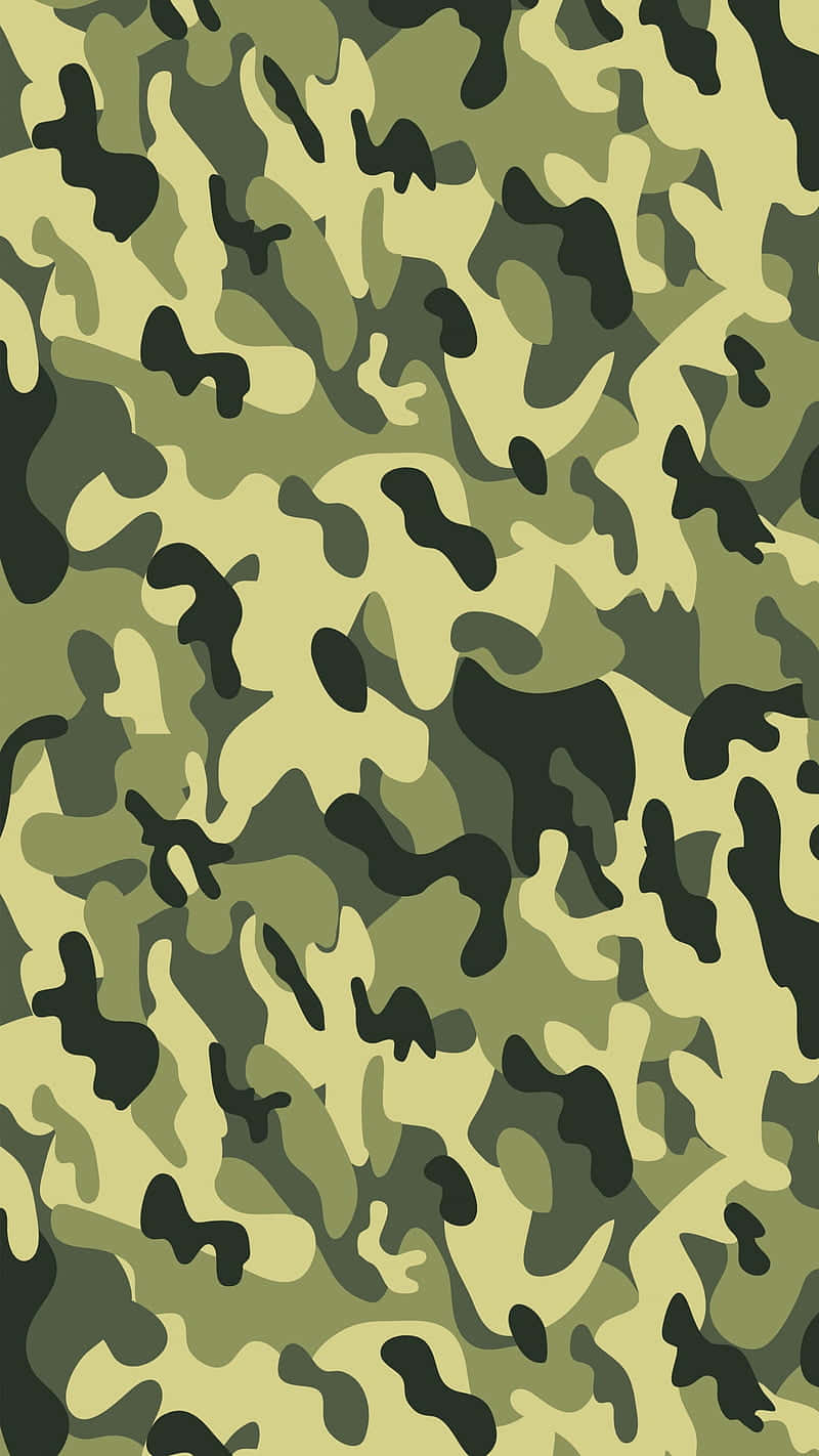 Get Camouflaged in Green Wallpaper